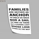 Families are a guiding light whose love shows us the way, αφίσα, πόστερ 