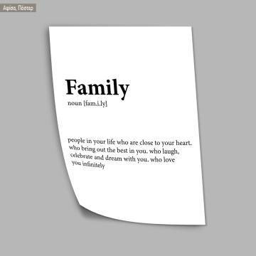 Poster,  Family Definition 2