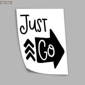 Poster Just go 2