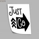 Poster Just go