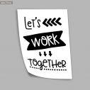 Poster  Lets work together