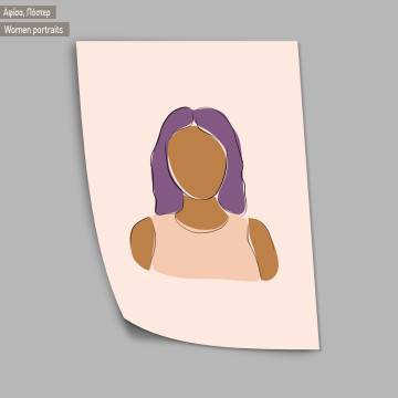 Women portraits VIII,  κάδρο, μαύρη κορνίζα 1 2