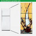Fridge sticker African sailing