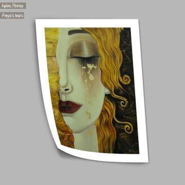 Freya's tears, Gustav Klimt, Poster 2