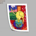 The cat, Matisse, Poster