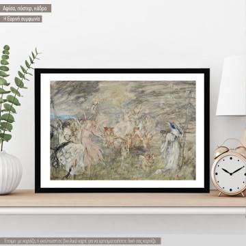 Framed poster Earini Simfonia Gizis, Black Frame