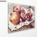 Canvas print Pomegranate, side