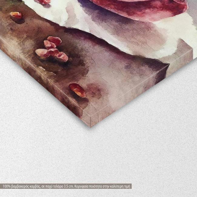 Canvas print Pomegranate, detail