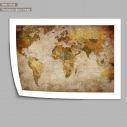 Vintage world map, Poster