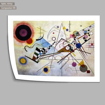 Composition VIII, Kandinsky Wassily, Black Frame 2