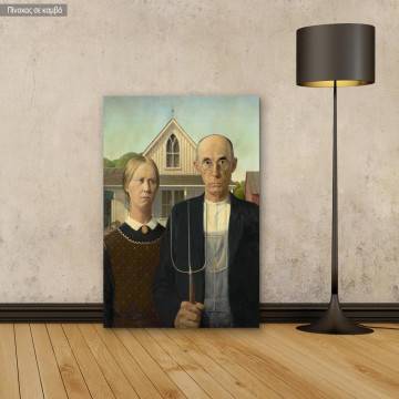 Canvas print American gothic, Wood G.