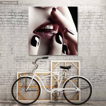 Canvas print Lips