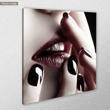 Canvas print Lips 2
