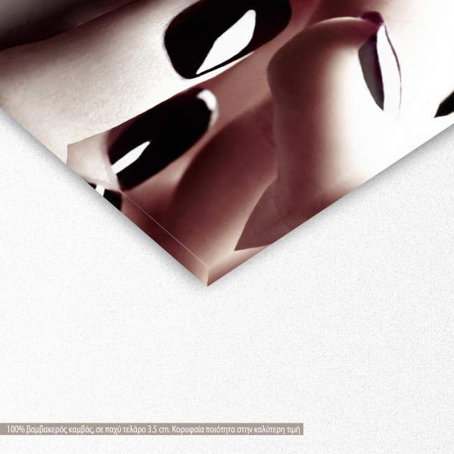 Canvas print Lips, detail