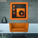 Canvas print Abstract orange II