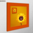 Canvas print  Sunflower instances, side