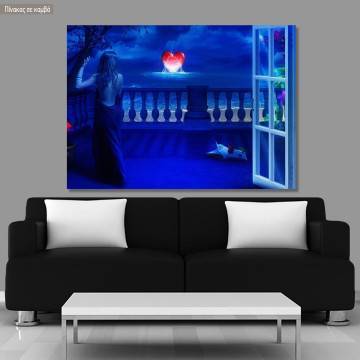 Canvas print Waiting for love