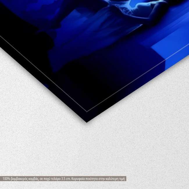 Canvas print Blue night, detail