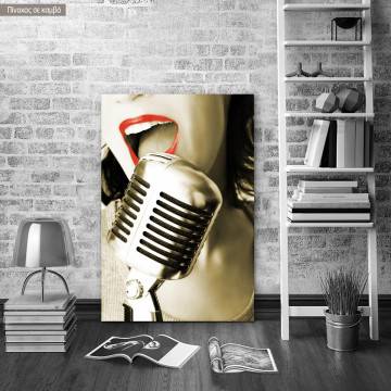 Canvas print  Singer