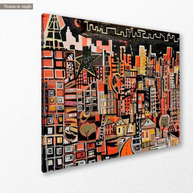 Canvas print Urban landscape, Cityscape, side