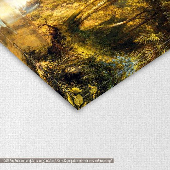 Canvas print The Andes, Church Frederic Edwin, detail