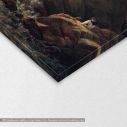 Canvas print Shipwreck on a rocky coast, Dahl Johan Christian, detail