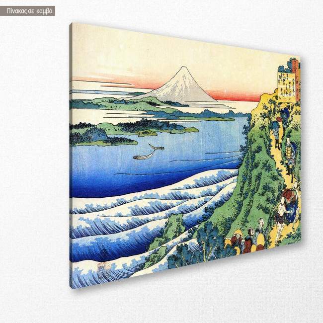 Πίνακας ζωγραφικής 4/100 One hundred poems, Hokusai Katsushika, αντίγραφο σε καμβά, κοντινό