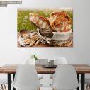 Canvas print Freshly baked traditional bread