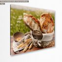 Canvas print Freshly baked traditional bread