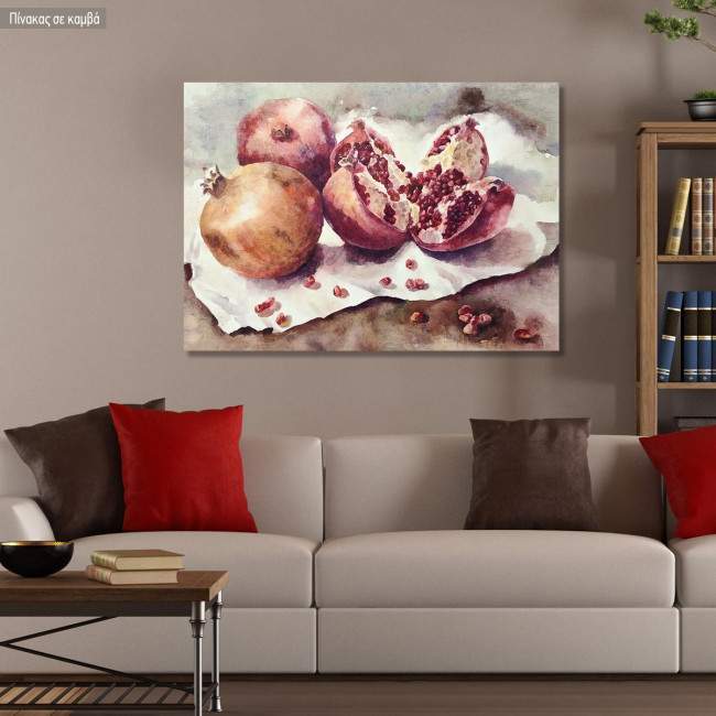 Canvas print Pomegranate