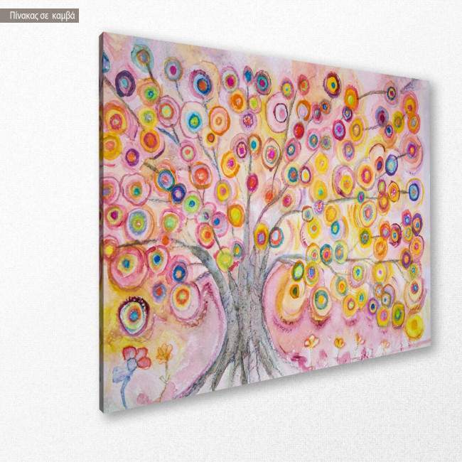 Canvas print Fairy tale tree, side