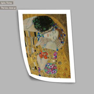  The kiss, close up, Klimt Gustav, Κάδρο 2