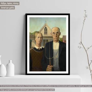 American gothic, Wood G, Poster