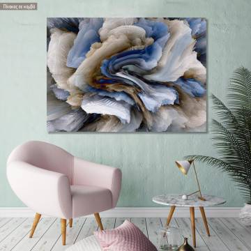 Canvas print Abstract fractal waves