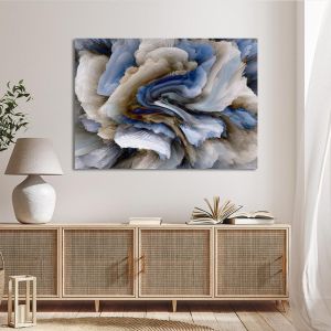 Πίνακας σε καμβά Abstract fractal waves Καμβάς τελαρωμένος Όψη 1 2