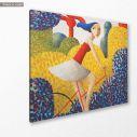Canvas print Spring reart (original Lourenco D), reproduction, side