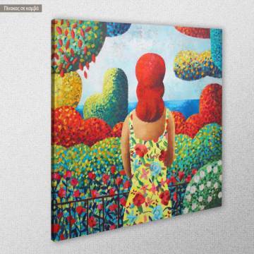 Canvas print Roses reart (original Lourenco D), reproduction 2