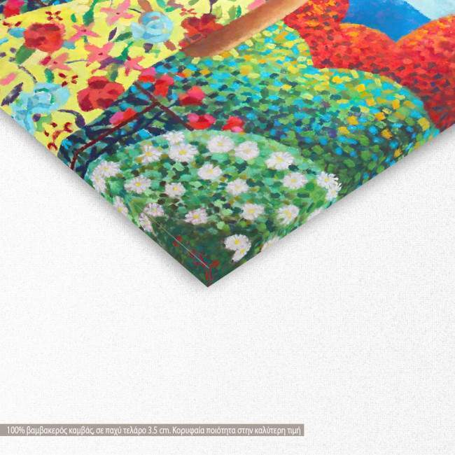 Canvas print Roses reart (original Lourenco D), reproduction, detail