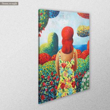 Canvas print Roses reart (original Lourenco D) Framed canvas View 1 2