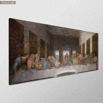 Canvas print The last supper Leonardo da Vinci Framed canvas View 1 2