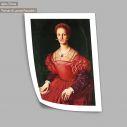 Portrait of Lucrezia Panciatichi, reart (original Bronzino A) Poster