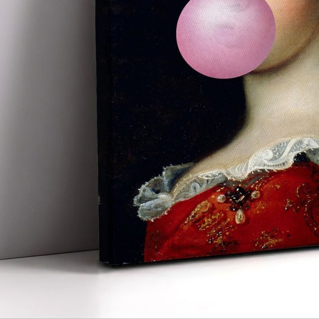 Canvas print Louise Francoise de Bourbon reart (original Francois de Troy) Framed canvas View 5