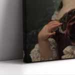 Canvas print Portrait of a woman reart (original Giovanni Battista Gaulli) Framed canvas View 5