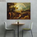 Canvas print Landscape with the rainbow, Rubens Peter Paul
