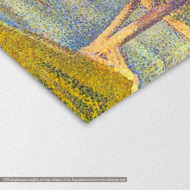 Canvas print Seine at La grande Jatte, Seurat Georges, detail