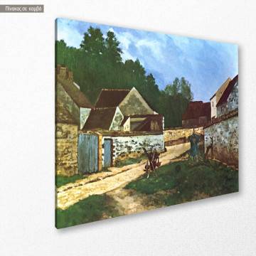 Canvas print A street in Marlotte, Sisley Alfred 2