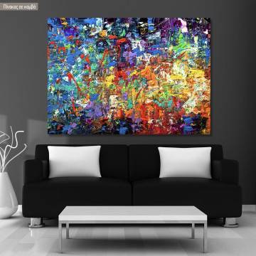 Canvas print Abstract in acrylic