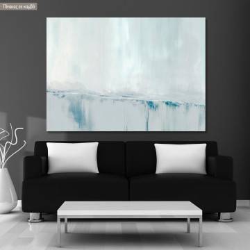 Πίνακας σε καμβά Gray green abstract