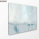 Canvas print Gray green abstract, side