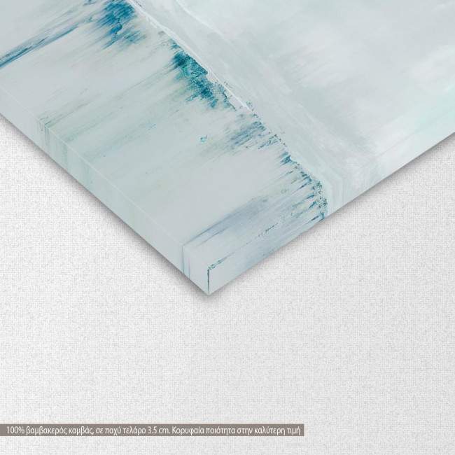 Canvas print Gray green abstract, detail